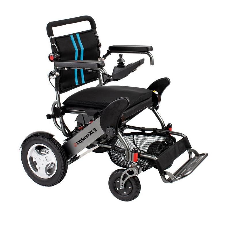 I Explorer XL3 Silla de ruedas plegable eléctrica wellell moverte.com 