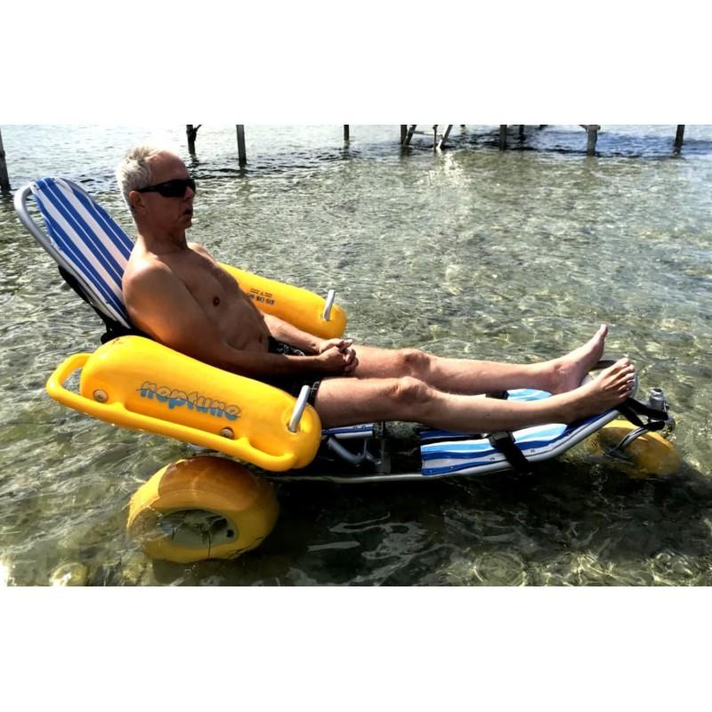 Silla anfibia discapacitados Neptune Comfort moverte.com 