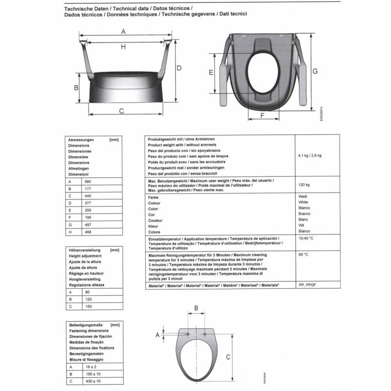 Elevador de WC regulable en altura SMARTFIX moverte.com 