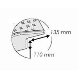 Rampa portátil de plástico para aceras y pequeños escalones. moverte.com 