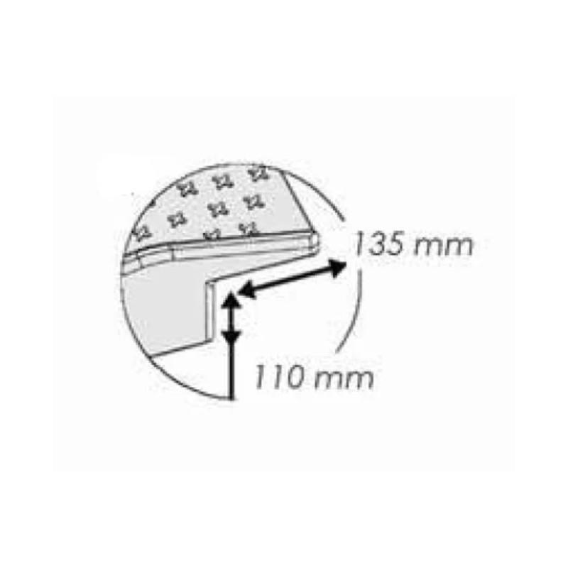 Rampa portátil de plástico para aceras y pequeños escalones. moverte.com 