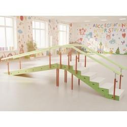 Escalera infantil con 6 peldaños + rampa moverte.com 