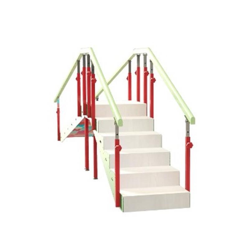 Escalera infantil con 6 escalones + rampa moverte.com 