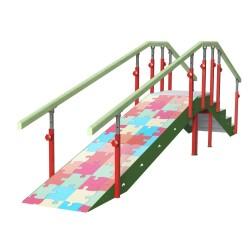 Escalera infantil con 5 escalones + rampa moverte.com 
