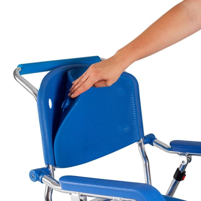 Silla de ducha Zen. El respaldo y asiento EVA antideslizante .moverte.com