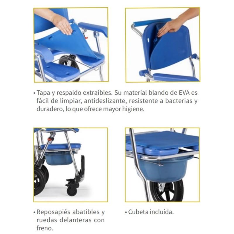 Silla de ducha plegable ZEN moverte.com 