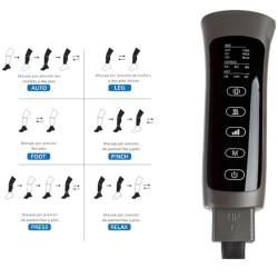 Masajeador de piernas con Presoterapia en casa y calor moverte.com 