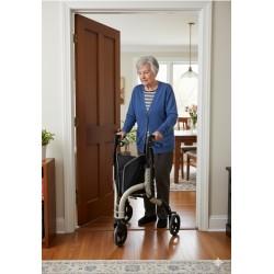 Rollator de aluminio plegable con 3 ruedas moverte.com 