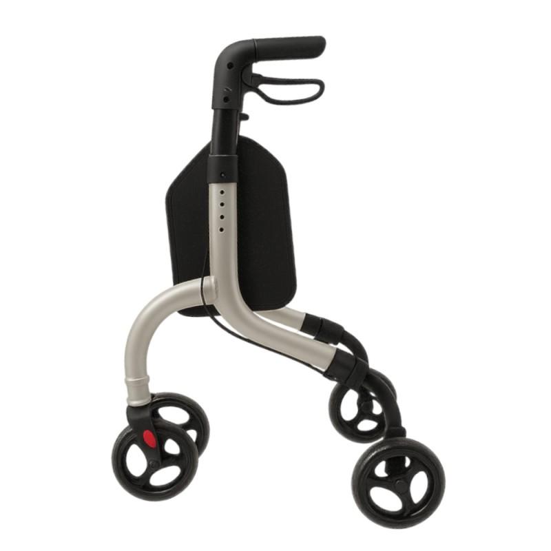 Rollator de aluminio plegable con 3 ruedas moverte.com 