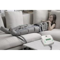 Aplicación en casa del equipo de presoterapia 4 salidas