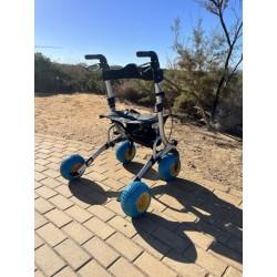 Andador de playa con asiento City moverte.com 