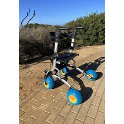 Andador de playa con asiento City moverte.com 