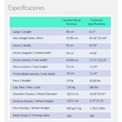 Nuevo andador con asiento y ruedas “CITY BEACH PLUS” moverte.com 