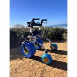 Nuevo andador con asiento y ruedas “CITY BEACH PLUS” moverte.com 