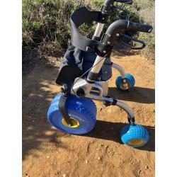 Nuevo andador con asiento y ruedas “CITY BEACH PLUS” moverte.com 