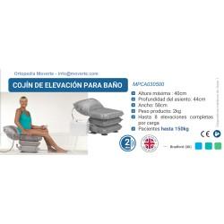 Características cojin de elevacion para bañera Mangar hasta 150 kg