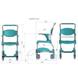 Silla de ruedas de baño con inodoro Moem moverte.com 