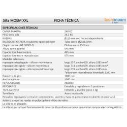 Silla de baño y wc bariátrica MOEM XXL moverte.com 