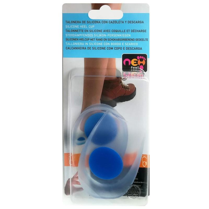 Talonera SIFTAL de silicona con cazoleta y descarga central moverte.com 