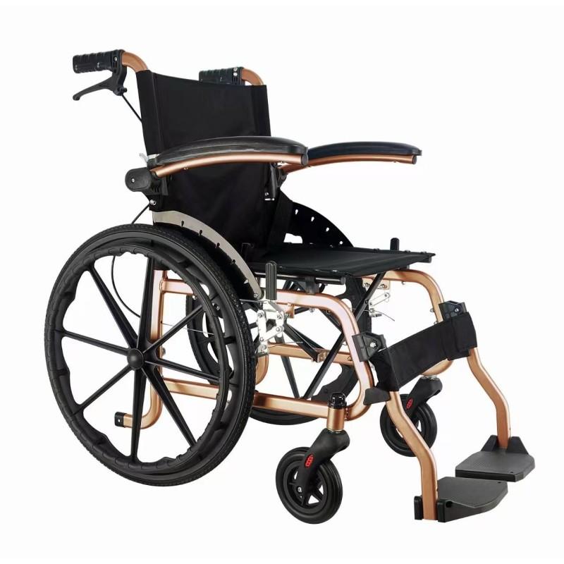 SILLA DE RUEDAS DE ALUMINIO AUTOPROPULSABLE GOLD moverte.com 