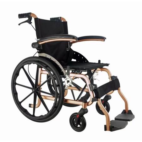 SILLA DE RUEDAS DE ALUMINIO AUTOPROPULSABLE GOLD moverte.com 