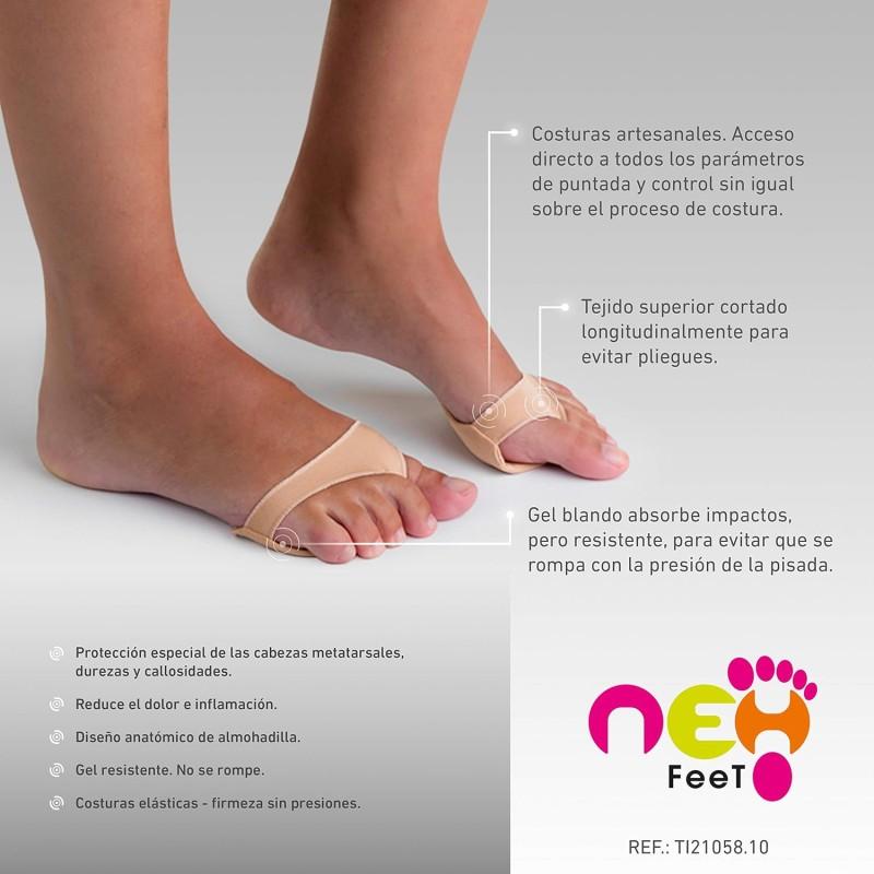 Almohadilla metatarsal forrada con gel moverte.com 