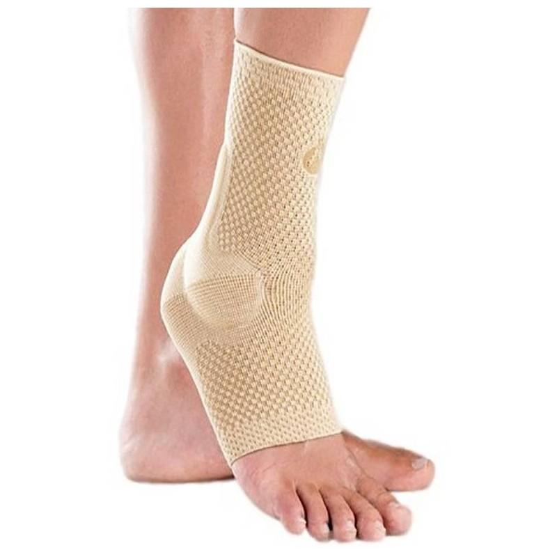 Tobillera elástica con almohadillas visco elásticas moverte.com 