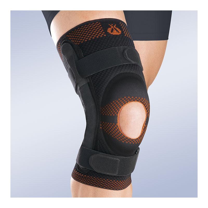 Rodillera rótula abierta con articulaciones policéntricas 9106 moverte.com 