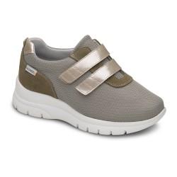 Zapatos deportivos de señora con cuña y velcro 0764 moverte.com 