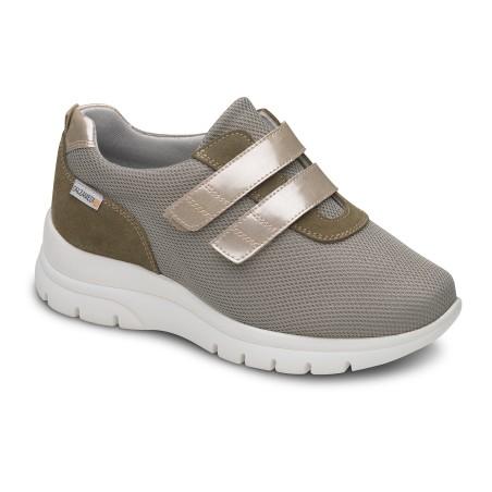 Zapatos deportivos de señora con cuña y velcro 0764 moverte.com 