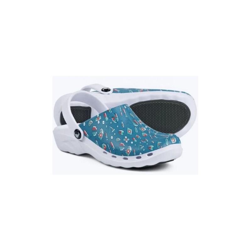 Zueco sanitario estampado ODEN PRINT MEDICAL moverte.com 