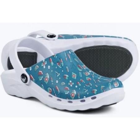 Zueco sanitario estampado ODEN PRINT MEDICAL moverte.com 