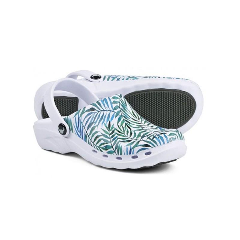 Zueco sanitario estampado ODEN PRINT TROPICAL moverte.com 