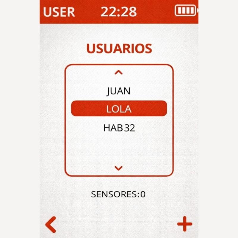 Receptor Alet-It con pantalla de programación moverte.com 