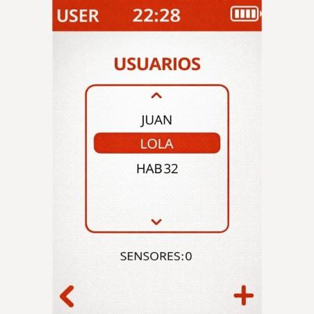 Receptor Alet-It con pantalla de programación moverte.com 
