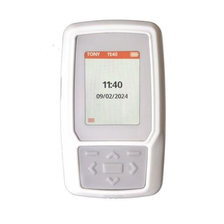 Receptor Alet-It con pantalla de programación moverte.com 