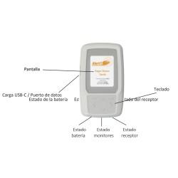 Receptor Alet-It con pantalla de programación moverte.com 