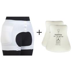 Protector de cadera con abertura en piernas SUPRIMA moverte.com 