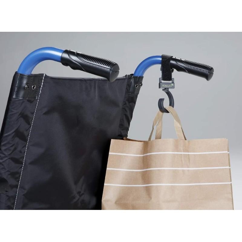 Gancho multifuncionales para sillas de ruedas o carros de bebés JICACLICK moverte.com 