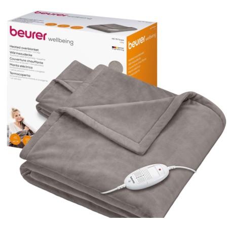 Manta eléctrica supersuave BEURER HD-75 TAUPE COSY moverte.com 