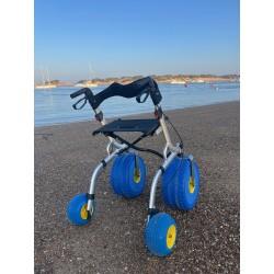 Rollator con asiento para playa “CITY BEACH” moverte.com 