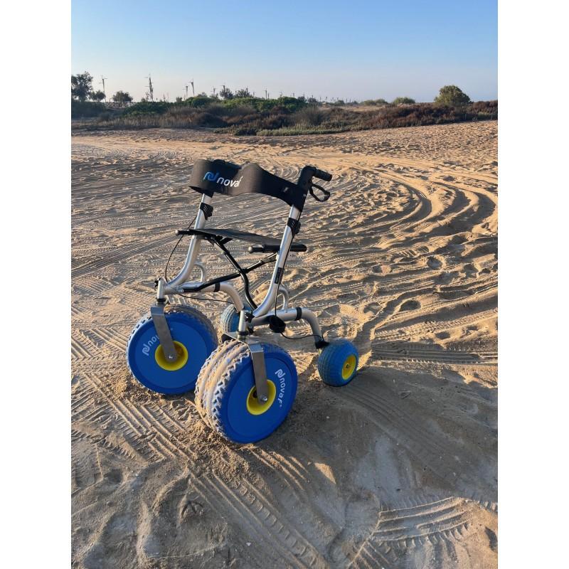 Rollator con asiento para playa “CITY BEACH” moverte.com 