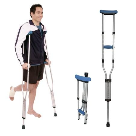 Muleta axilar plegable ( par ) moverte.com 