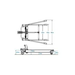 Grúa eléctrica de traslado Vulcan moverte.com 