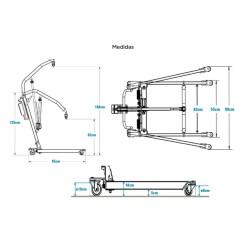 Grúa eléctrica de traslado Vulcan moverte.com 