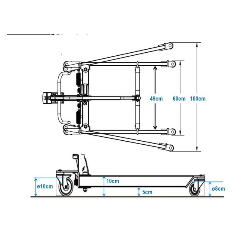 Grúa eléctrica de traslado Vulcan Maxi moverte.com 