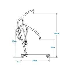 Grúa eléctrica de traslado Vulcan Maxi moverte.com 