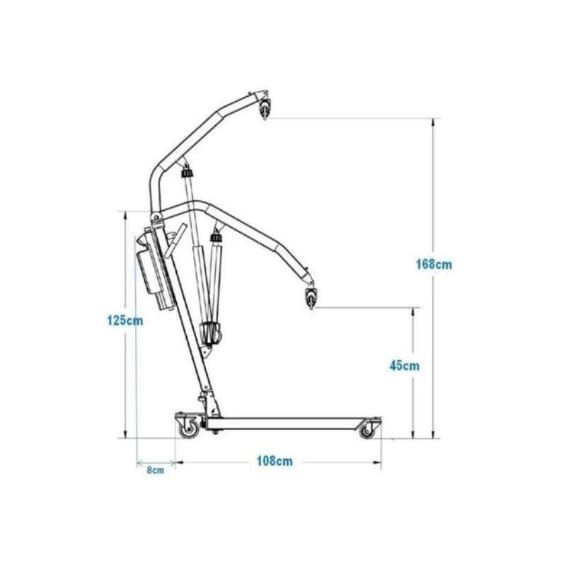 Grúa eléctrica de traslado Vulcan Maxi moverte.com 