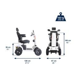 Scooter eléctrico todoterreno KMINA moverte.com 