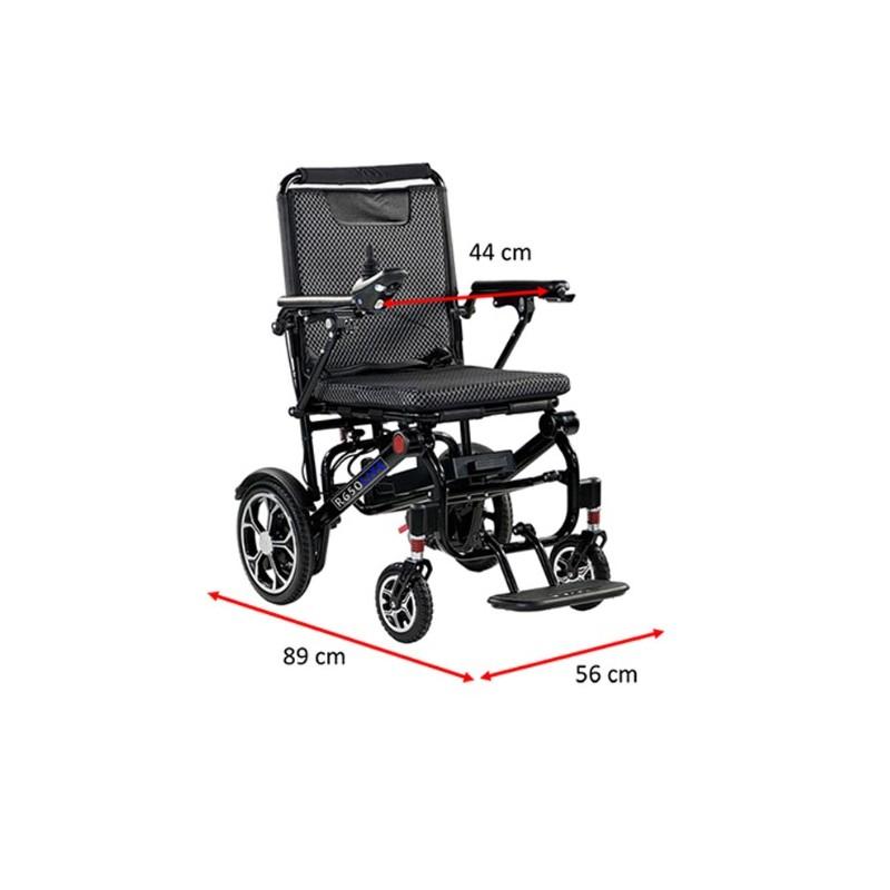 Silla eléctrica super ligera plegable R650 moverte.com 